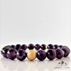 Alaskan Wild Iris Bracelet inspired by purple Alaska wild iris flowers