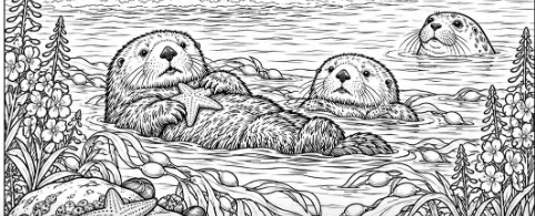 Wild Alaska: An Adult Coloring Journey - Digital Download